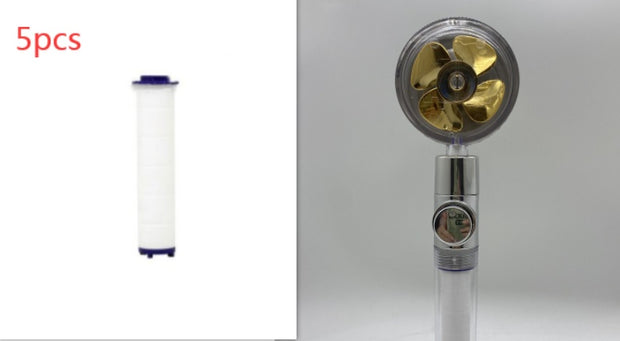360 Rotating Water-Saving Shower Head