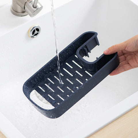 Sink Shelf Soap  Sponge Drain Rack 