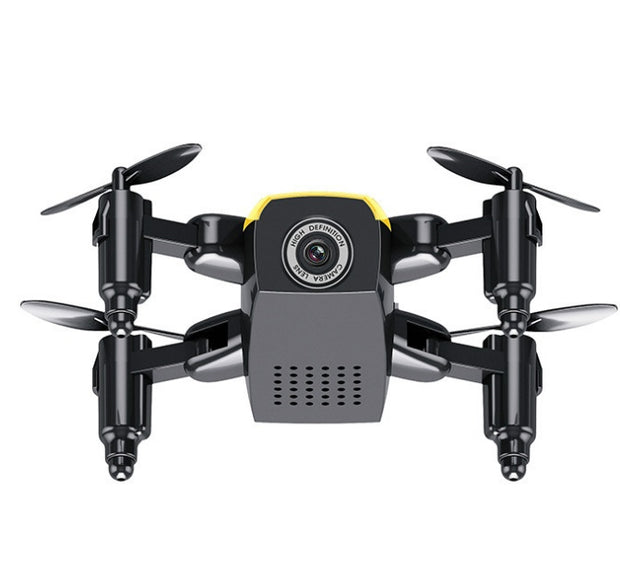 Micro Foldable RC Drone – Mini Quadcopter with 3D Steering Wheel Remote, WiFi Camera & APP Control for Kids