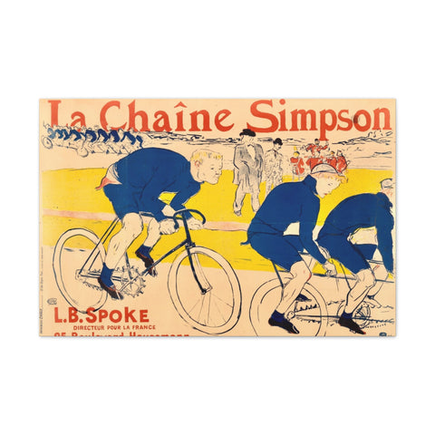 Canvas Stretched, 0.75" Toulouse-Lautrec "The Simpson Chain" (1896) Prices Are U.S. Only; Outside U.S. Please Contact Us