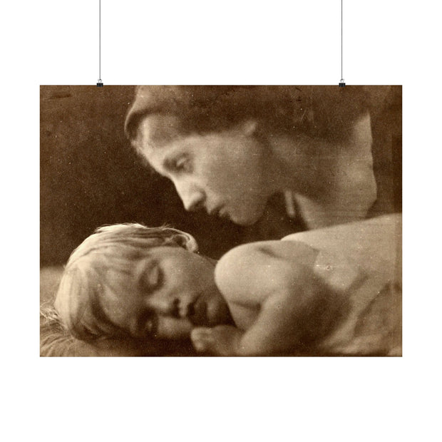 Poster Print, Vintage Art Photography, Julia Margaret Cameron, Devotion, Matte Horizontal Wall Art, Home Decor