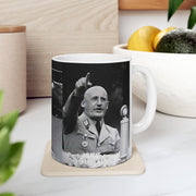 Julius Streicher Mug, 11oz Ceramic Cup for History Buffs, Nazi Germany Enthusiasts, Historical Collectors, Der Sturmer Publisher