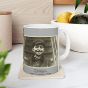 Vintage Photo Collage Ceramic Mug, 11oz or 15oz, Photography Gift: "Baseball in Boston" 1909 and "Untitled" 1910 both by Lewis Wickes Hine