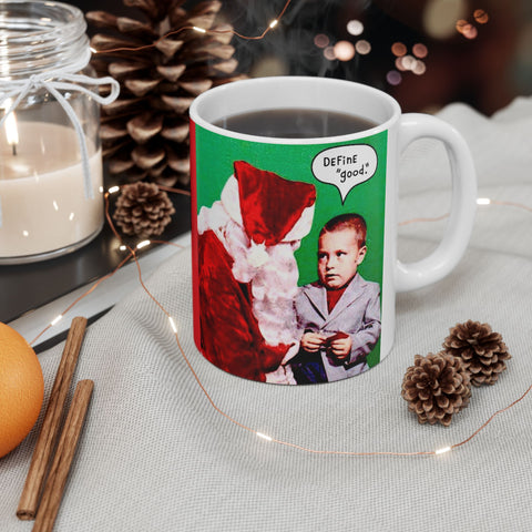 Ceramic Mug 11oz Santa Claus with Kid Funny