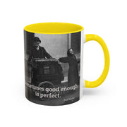 Vintage Art Accent Coffee Mug, Photo by Eugene Atget, Teri Kulat Quotation, Unique Gift for Therapists, 11oz Mug, Chic Coffee Cup, Art