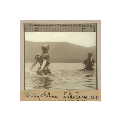 Poster Print, Emmy and Selma, Lake George, 1899 Photograph by Alfried Stieglitz; Art Institute of Chicago, Wall Art Decor, Vintage Art