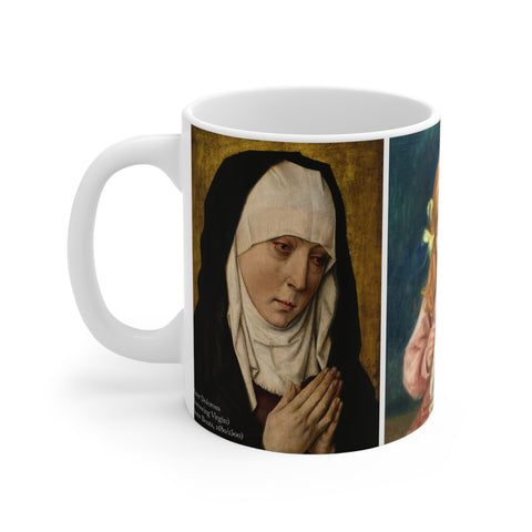 Mug 11oz Gift for Art Lover Pierre Renoir & Dierre Bouts Gift for Woman