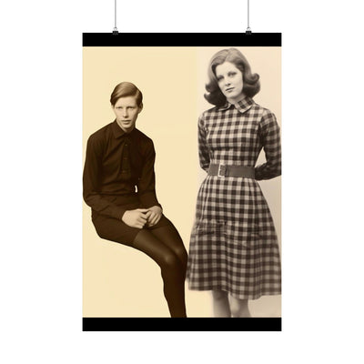 Matte Vertical Posters "How I choose to Remember Things" Diane Arbus Style by Poster by Nick Palsgraf;