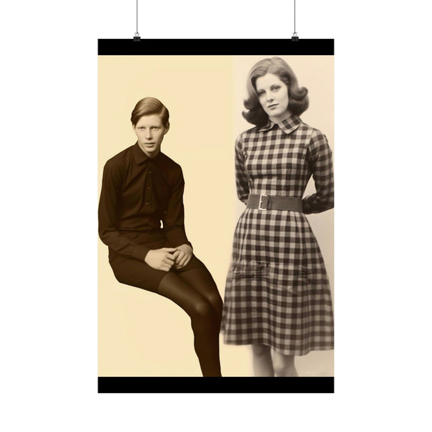 Matte Vertical Posters "How I choose to Remember Things" Diane Arbus Style by Poster by Nick Palsgraf;