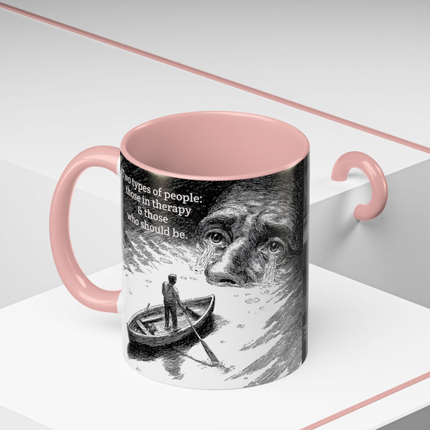 Vintage Art Accent Coffee Mug, Photo by Eugene Atget, Teri Kulat Quotation, Unique Gift for Therapists, 11oz Mug, Chic Coffee Cup, Art