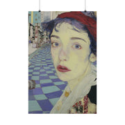 Matte Vertical Posters - "Receptive yet Determined to Survive- In Memory of My Mother" by Nick Palsgraf (2025) Painting 24x36 In Poster