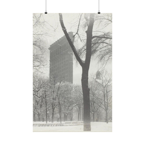 Matte Vertical Posters "The Flatiron" by Alfred Stieglitz, 1902