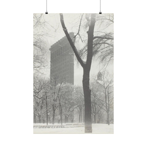 Matte Vertical Posters "The Flatiron" by Alfred Stieglitz, 1902