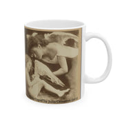 Ceramic Mug with Julia Margaret Cameron's Rare Masterworks, Madonna Riposata & Venus Chiding Cupid, Fine Art Photography Vintage Gift, Art