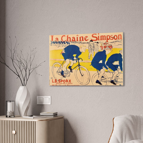 Canvas Stretched, 0.75" Toulouse-Lautrec "The Simpson Chain" (1896) Prices Are U.S. Only; Outside U.S. Please Contact Us