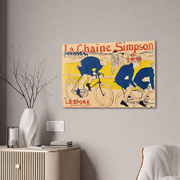 Canvas Stretched, 0.75" Toulouse-Lautrec "The Simpson Chain" (1896) Prices Are U.S. Only; Outside U.S. Please Contact Us