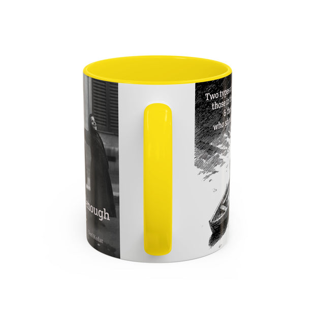 Vintage Art Accent Coffee Mug, Photo by Eugene Atget, Teri Kulat Quotation, Unique Gift for Therapists, 11oz Mug, Chic Coffee Cup, Art