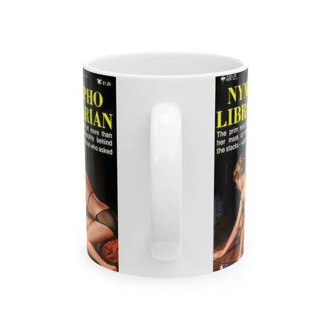 Pulp Fiction Nympho Librarians Ceramic Mug 11oz Gift for Pulp Fiction Fan Gift for Boyfriend Gift for Artist Gift for Artist Wannabee