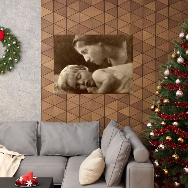 Poster Print, Vintage Art Photography, Julia Margaret Cameron, Devotion, Matte Horizontal Wall Art, Home Decor