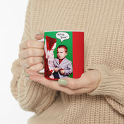 Ceramic Mug 11oz Santa Claus with Kid Funny