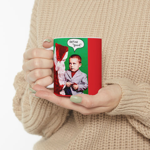 Ceramic Mug 11oz Santa Claus with Kid Funny