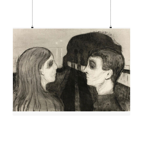 Art Print, Wall Art, Matte Print, Poster Reproduction, Edvard Munch, Attraction II, Art Institute of Chicago