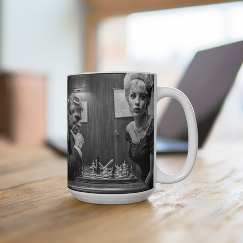Distraction Photo Coffee Mug, Fine Art Design, 15oz Cup, Unique Tea Mugs, Novelty Gift Idea