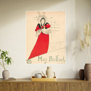 Art Posters, Toulouse-Lautrec May Belfort Poster (1895) - National Gallery DC, Wall Decor, Home Art, Vintage Art Prints, Artwork Prints