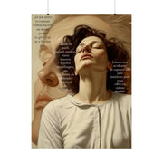 Art Print, Vertical Wall Art, Matte Poster Print, Lucian Freud Inspired Painting, Home Decor Gift