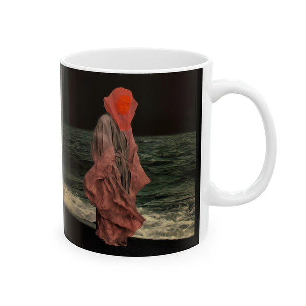 11 Oz Coffee Mug, "Happy Priest After a Brawl " and "Chinese Ascetic by the Sea" Photo & Painting by Nick Palsgraf (2025)