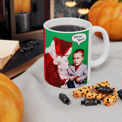 Ceramic Mug 11oz Santa Claus with Kid Funny