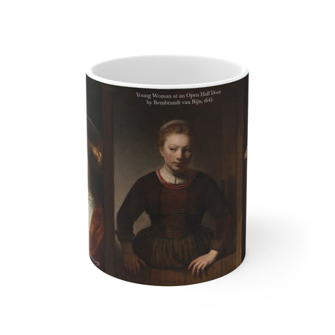 Artistic Masterpieces Coffee Mug - Rembrandt, Chase, Bartoni - 11oz Ceramic Cup, Fine Art History Gift, Painter Portrait Tea Cup, Gallery