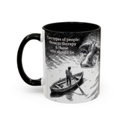 Vintage Art Accent Coffee Mug, Photo by Eugene Atget, Teri Kulat Quotation, Unique Gift for Therapists, 11oz Mug, Chic Coffee Cup, Art