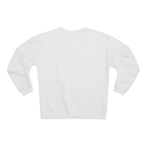 Emergent Woman Unisex Sweatshirt, Nick Palsgraf Design, White Jumper, Gender Neutral, Gift for Her/Him, Trendy Fashion Apparel