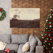 Vintage Landscape Matte Poster, Retro Art Print, Home Decor, Nature Wall Art, Gift for Nature Lovers, Aesthetic Room Decor