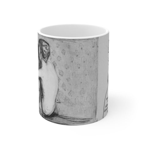 Mug 11oz Edvard Munch & Manet Sketching Consolation Artwork