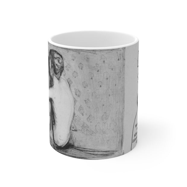 Mug 11oz Edvard Munch & Manet Sketching Consolation Artwork