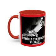 Funny Frankenstein Mug : " I Should Terrorize a Village" Accent Coffee Mug, 11oz