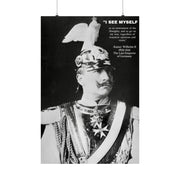 Premium Matte Vertical Posters Kaiser Wilhelm II German History "Instrument of the Almighty" German History; Last Emperor