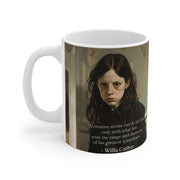 Literary Quote Mug, Willa Cather Design, Coffee Cup Gift, Inspirational Tea Mug, Artistic Quote Cup