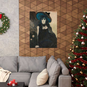 Gothic Art Posters, Vintage Wall Decor, Absinthe Drinker Matte Prints, by Leon Spilliaert