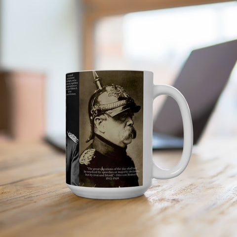 Coffee Mug Otto von Bismarck Kaiser Wilhelm II Commemorative Mug; Father's Day