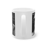 Kaiser Wilhelm Coffee Mug, Historical German Emperor Bird Lover Cup, World Wars History Drinkware, Black and White Mug, Gift for History