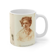 Vintage Girl Art Coffee Mug, 11oz; Alexander Hesler, Zorn, Paul Rajon; Art Institute of Chicago; Curated by Nick Palsgraf, Gift for Art