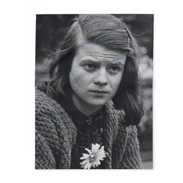 Arctic Fleece Blanket Sophie Scholl 1921-1943 German Anti-Nazi Resistance Fighter