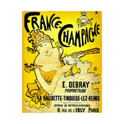 Matte Vertical Posters 22 wide 28 long Toulouse-Lautrec Protogé Pierre Bonnard 1889 France-Champagne Ad