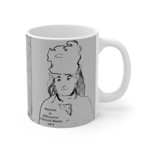 Mug 11oz Edvard Munch & Manet Sketching Consolation Artwork
