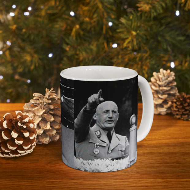 Julius Streicher Mug, 11oz Ceramic Cup for History Buffs, Nazi Germany Enthusiasts, Historical Collectors, Der Sturmer Publisher