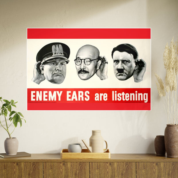 Vintage Political Art Poster