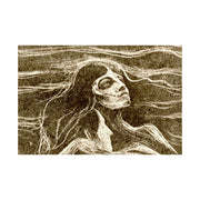 Matte Horizontal Posters Edvard Munch Norwegian "On the Waves of Love" 1896 Courtesy of Art Institute of Chicago